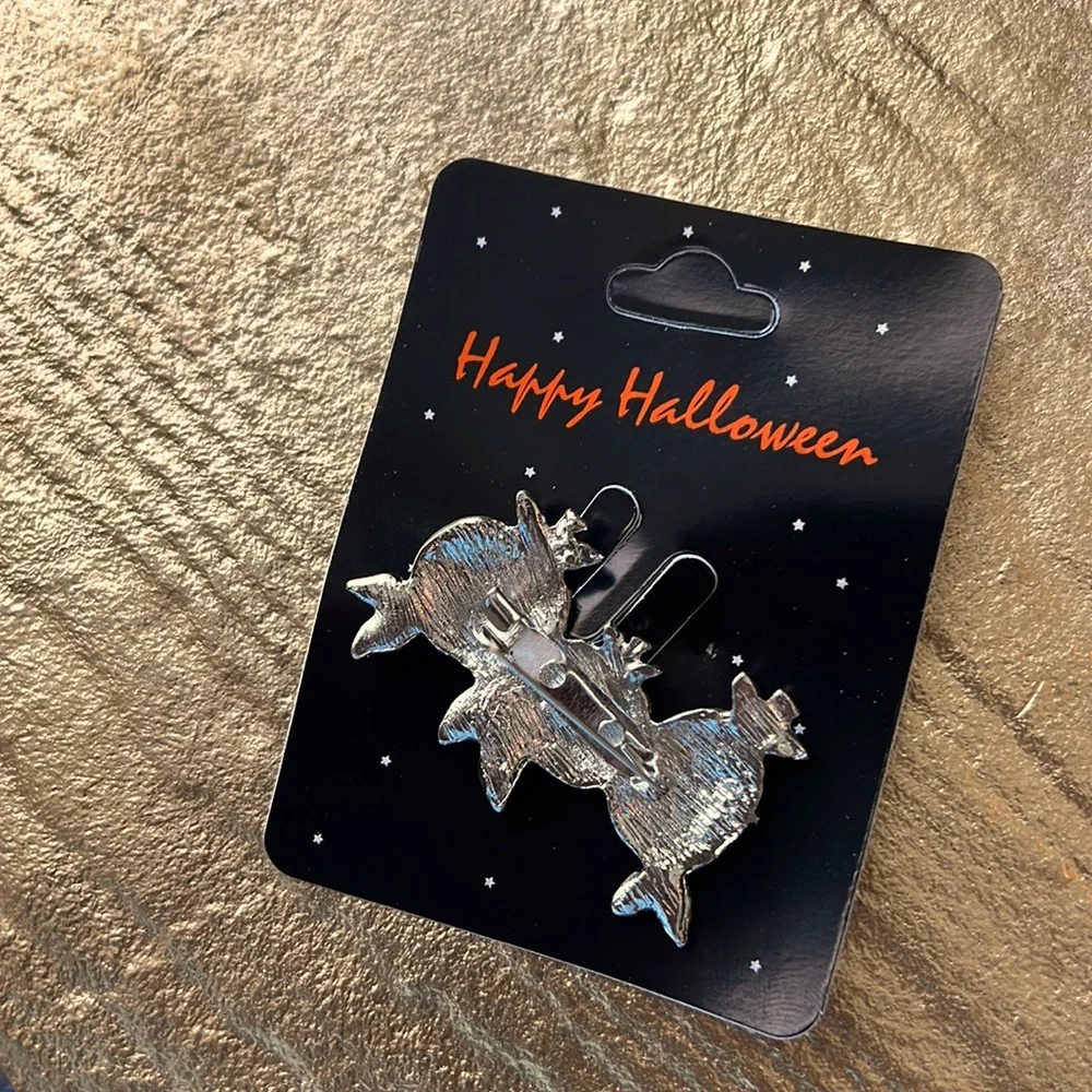 ⚫️Halloween/Fall pumpkin trio brooch/lapel pin. NWT, BOUTIQUE - Picture 2 of 3